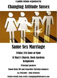 Public debate on ‘gay marriage’ in Brighton’s gay village