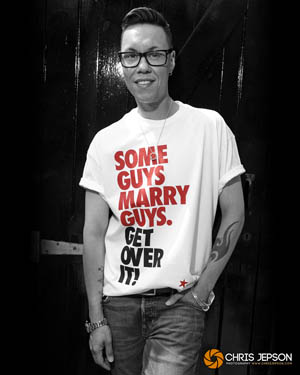 Stars celebrate marriage with Stonewall t-shirt campaign