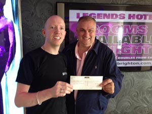Legends raise £2,499 for Rainbow Fund