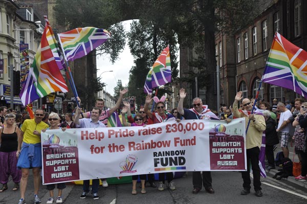 Pride raises over £43,000 for the Rainbow Fund