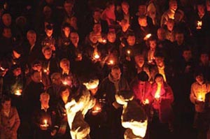 World Aids Day: Sunday December 1: Candlelit vigil