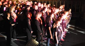Brighton’s LGBT choirs perform together on World Aids Day