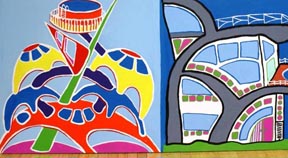 ‘Homes for the future’ paintings to brighten up building site