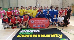 Afghans win inaugural Exeter City OGOC Futsal trophy