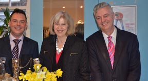 Home Secretary visits Sussex Beacon shop