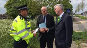 Police minister visits Woodingdean