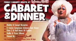Queens at the Queens – Davina’s cabaret dinner spectacular tonight!