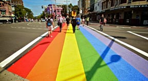 Transport for London paves the way with a rainbow crossing for Pride in London 2014