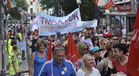 Thousands join first Trans* Pride Parade