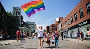 Record numbers march at Norwich Pride