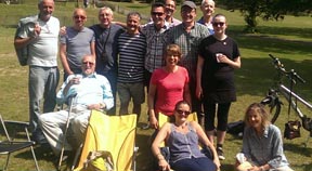 LGBT groups picnic in the park