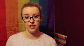 Lesbian teenager parodies Westboro Baptist Church video