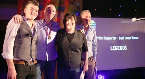 Pride recognise Legends and Marine Tavern fundraising efforts