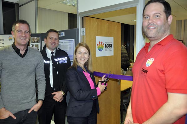 Police and Crime Commissioner opens new LGBT Community Safety Forum office