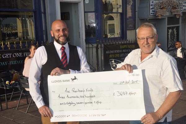 Dr Brightons raise £3687.46 for Rainbow Fund