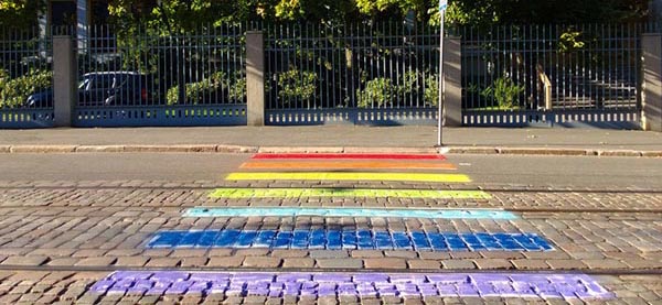 Widespread support for Europe’s first permanent rainbow crossing in Devon