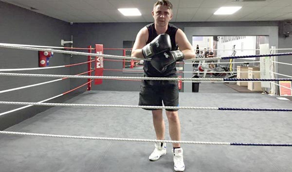 White-collar boxing for charity at the Grand Hotel