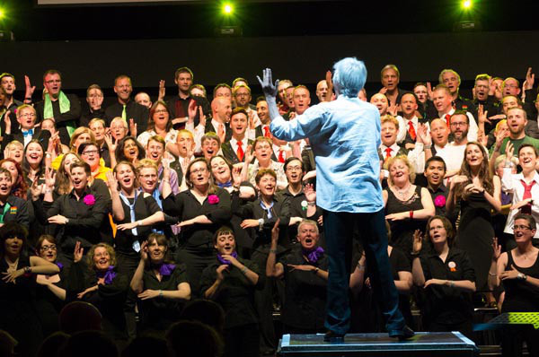 LGBT choirs from all over the country gather today in Brighton
