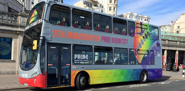 On the buses with Pride