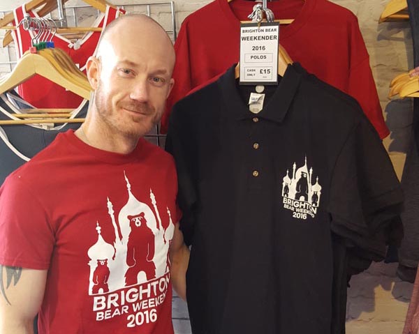 Brighton Bear Weekend merchandise now available at Prower