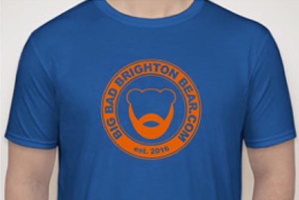 Artist launches new range of ‘Big Bad Brighton Bear’ t-shirts