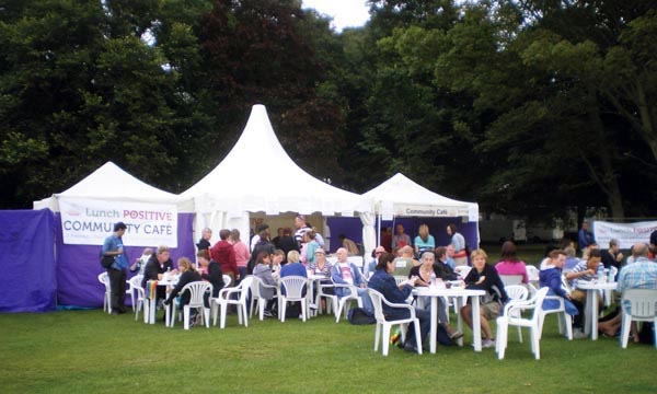 Support the Lunch Positive community café at Pride this weekend