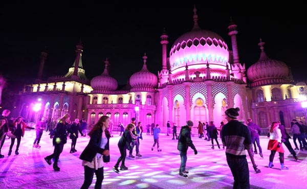 Ice rink returns to Royal Pavilion for Christmas