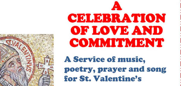 A Valentine’s celebration of love and commitment for everyone this Sunday