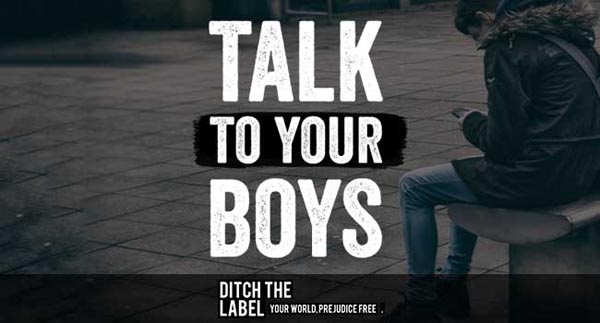 Anti-Bullying charity launch new campaign #TalkToYourBoys