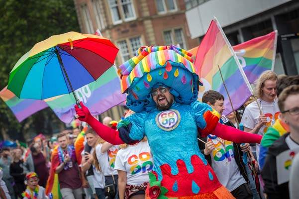 Thousands celebrate ten years of Pride in Newcastle