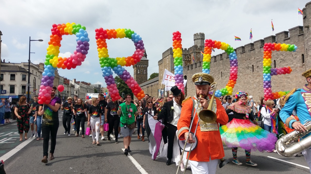 Pride Cymru 2017 – colourful, brilliant and proud!