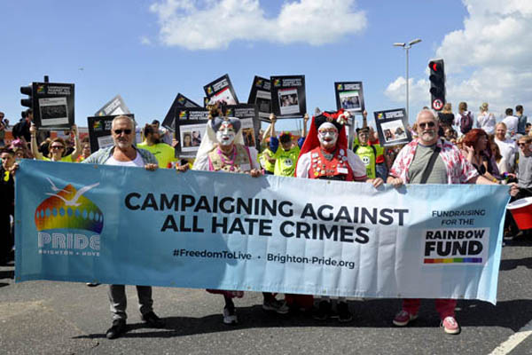 Brighton Pride 2017 smash fundraising target