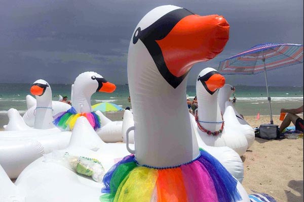 Fort Lauderdale celebrates ‘Flockfest’ on Sebastian Beach on June 30