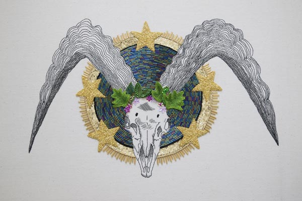 PREVIEW: Queen of Embroidery ‘Mother Eagle’ Solo Show at BRUSH Gallery