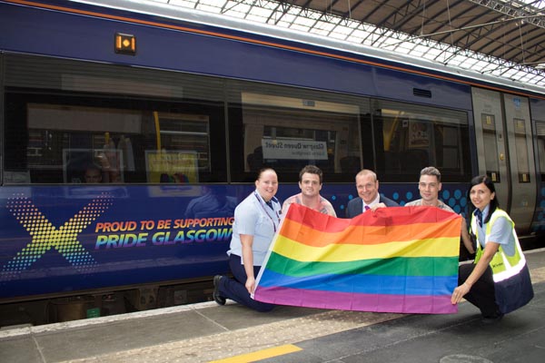 ScotRail Alliance ‘trainbow’ for Pride Glasgow