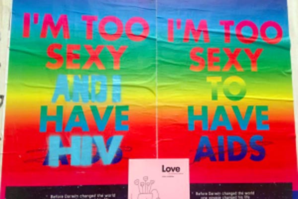 AIDS posters ‘subverted’ across London after outcry