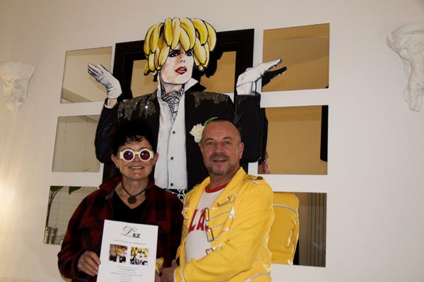 Auction for original painting of Freddie Mercury raises £2,700 for Rainbow Fund