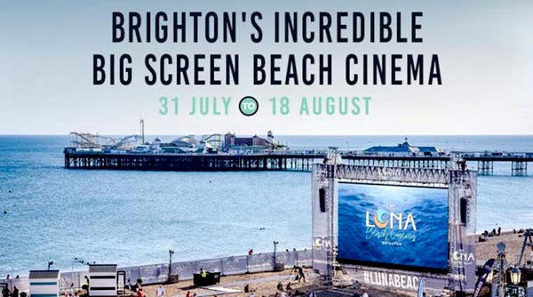 Luna Beach Cinema returns to Brighton Beach on July 31!