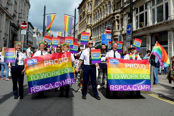 RSPCA Cymru to march at Pride Cymru in Cardiff