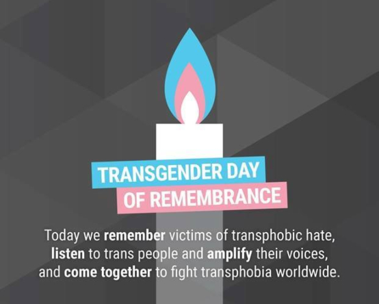 Brighton & Hove Trans Day of Remembrance arrangements (TDOR)  Sunday 17th November