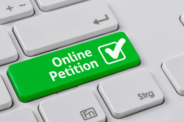Petition to make the Charities Commission aware of divisive group signed by more than 15,000