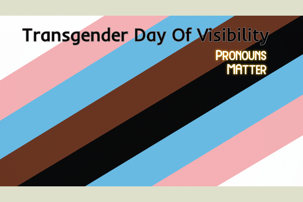 Virtual Pronoun Campaign for Transgender Day of Visibility