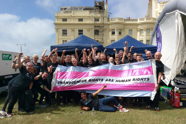 Rainbow Chorus shares video of solidarity with Trans Pride Brighton
