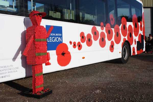 Free bus travel for veterans and the armed forces on Remembrance Sunday  