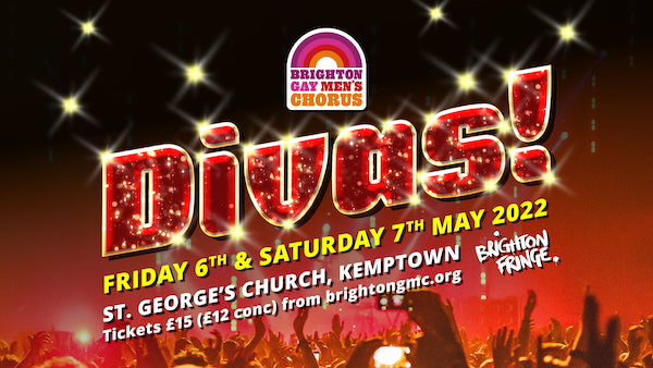 Brighton Gay Men’s Chorus presents ‘Divas!’ – their first full Brighton Fringe show since 2019