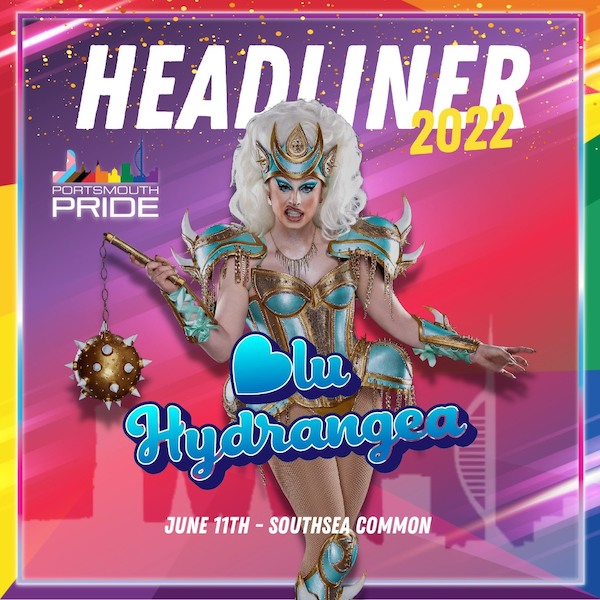 Blu Hydrangea to headline Portsmouth Pride on Saturday, June 11
