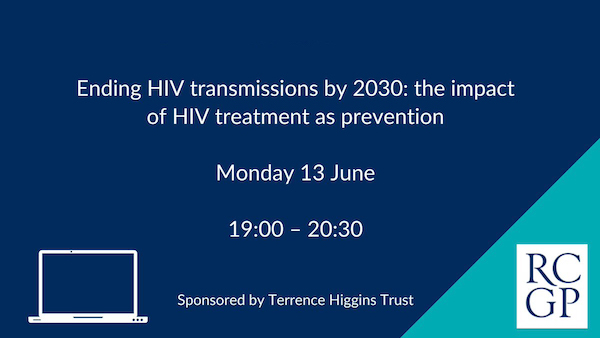 Free webinar on Monday, June 13: ‘Ending HIV transmissions by 2030: the impact of HIV treatment as prevention’