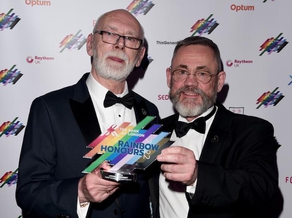 Co-founders of Terrence Higgins Trust, Rupert Whitaker and Martyn Butler, awarded OBEs