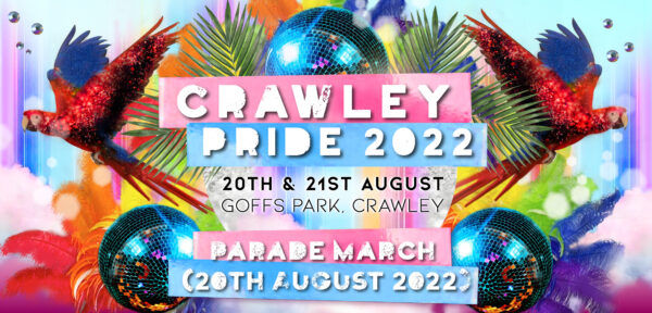 Crawley Pride to return next month – Saturday, August 20 and Sunday, August 21