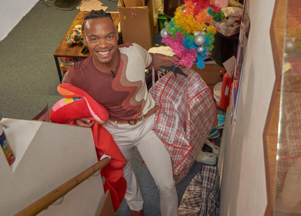 Strictly star Johannes Radebe swaps his dancing shoes for overalls to transform LGBTQ+ community shelter, centre and domestic abuse refuge, The Outside Project